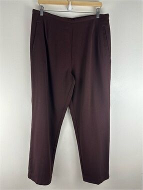 L.L. BEAN WOOL SIDE ZIPPER PANTS WOMEN'S SIDE M TALL
